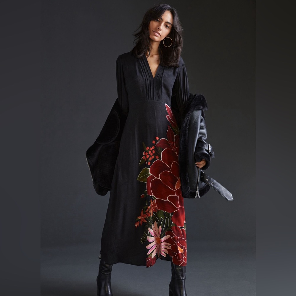 Farm Rio x Anthropologie Floral Maxi Dress